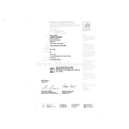 Report on Radiation Resistance of Crystal Silicon Fireproof Glass of European Standard